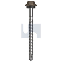 Hobsons - #12-14 x 65 - Jasper (Sorrell) - + Scratchguard Metal SDS Hex Head + Washer - Class 4 | TJAM4SS1214065