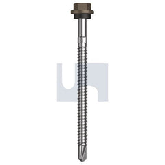 Hobsons - #14-14 x 90 - Jasper (Sorrell) - + Scratchguard Metal SDS Hex Head + Washer - Class 4 | TJAM4SS1414090