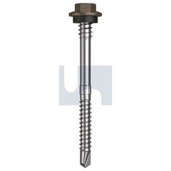 Hobsons - #12-14 x 68 - Jasper (Sorrell) - + Scratchguard Metal SDS Hex + Washer + Xgrip - Class 4 | TJAM4XS1214068