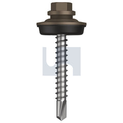 Hobsons - #14-10 x 53 - Jasper (sorrell) - Metal SDS Cyclone - Multiseal - Class 4 | TJAM4YM1410053