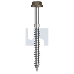 Hobsons - #14-10 x 75 - Jasper (Sorrell) - + Scratchguard Type 17 Flanged Hex Head - Class 4 - Qty 500 | TJAW4FS1410075