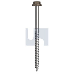 Hobsons - #14-10 x 100 - Jasper (Sorrell) - + Scratchguard Type 17 Flanged Hex Head - Class 4 - Qty 250 | TJAW4FS1410100
