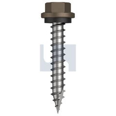 Hobsons - #14-10 x 40 Jasper (Sorrell) -Cl4 As3566 Type 17 Hex Head + Washer | Q620-Ja (Pack Of 1000)