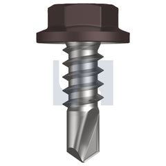 Hobsons - #8-18 x 12 - Loft - Metal SDS Flanged Hex Head - Class 4 | TLOM4FH0818012