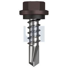 Hobsons - #14-10 x 25 Loft - Cl4 As3566 Metal Sds Hex Head + Washer | Q327-Lo (Pack Of 1000)