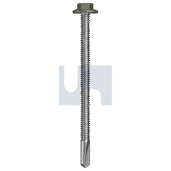Hobsons - #12-24 x 85 - Mangrove - S500 SDS Flanged Hex Head - Class 4 | TMA54FH1224085