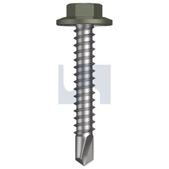 Hobsons - #12-14 x 35 - Mangrove - Metal SDS Flanged Hex Head - Class 4 | TMAM4FH1214035