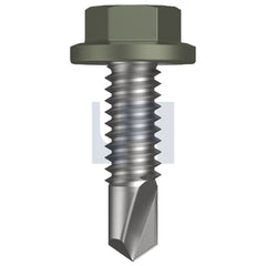 Hobsons - #14-20 x 22 - Mangrove - Metal SDS Flanged Hex Head - Class 4 | TMAM4FH1420022