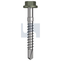 Hobsons - #14-10 x 50 - Mangrove - + Scratchguard Metal SDS Flg Hex Head - Class 4 | TMAM4FS1410050