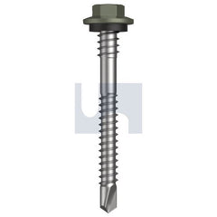 Hobsons - #12-14 x 53 - Mangrove - Metal SDS Hex + Washer + Xgrip - Class 4 | TMAM4XH1214053