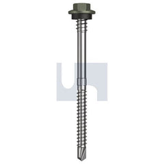 Hobsons - #12-14 x 80 - Mangrove - + Scratchguard Metal SDS Hex + Washer + Xgrip - Class 4 | TMAM4XS1214080