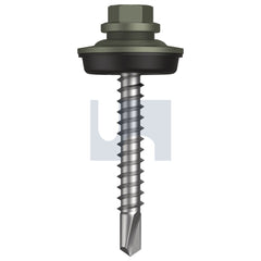 Hobsons - #14-10 x 53 - Mangrove - Metal SDS Cyclone - Multiseal - Class 4 | TMAM4YM1410053