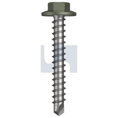 Hobsons - #12-11 x 40 MANGROVE - CL3 AS3566 VMAX SDS FLANGED HEX HEAD | Q303-MA (Pack of 1000)
