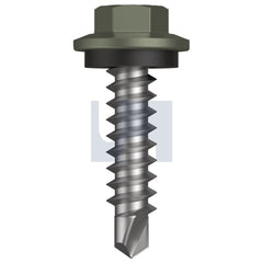 Hobsons - M6.2-11 x 25 Mangrove - Cl4 As3566 Vmax Sds Hex + Washer | Qa73-Ma (Pack Of 500)