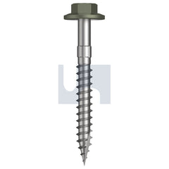 Hobsons - #12-11 x 50 MANGROVE - CL4 AS3566 + SCRATCHGUARD TYPE 17 FLANGED HEX HEAD | Q540-MA (Pack of 1000)