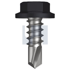 Hobsons - #8-18 x 12 - Monument - Metal SDS Flanged Hex Head - Class 4 - Qty 1000 | TMOM4FH0818012