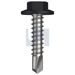 Hobsons - #12-14 x 25 - Monument - Metal SDS Flanged Hex Head - Class 4 | TMOM4FH1214025