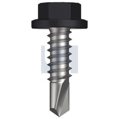 Hobsons - #14-14 x 22 - Monument - Metal SDS Flanged Hex Head - Class 4 | TMOM4FH1414022