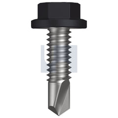Hobsons - #14-20 x 22 - Monument - Metal SDS Flanged Hex Head - Class 4 - Qty 1000 | TMOM4FH1420022