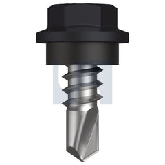 Hobsons - #8-18 x 12 Monument - Cl4 As3566 Metal Sds Hex Head + Washer | Q273-Mo (Pack Of 1000)