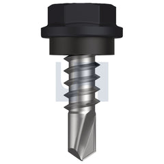 Hobsons - #10-16 x 16 MONUMENT - CL4 AS3566 METAL SDS HEX HEAD + WASHER | Q275-MO (Pack of 1000)
