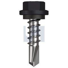 Hobsons - #14-10 x 25 Monument - Cl4 As3566 Metal Sds Hex Head + Washer | Q327-Mo (Pack Of 1000)