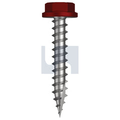 Hobsons - #10-12 x 30 MANOR RED (SCORIA) -CL4 AS3566 TYPE 17 FLANGED HEX HEAD | Q523-MR (Pack of 1000)