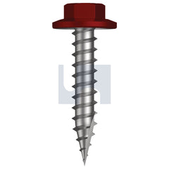 Hobsons - #12-11 x 30 MANOR RED (SCORIA) -CL4 AS3566 TYPE 17 FLANGED HEX HEAD | Q526-MR (Pack of 1000)