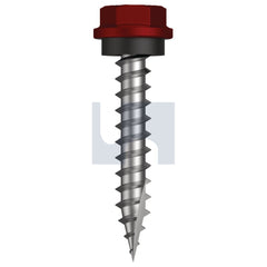 Hobsons - #10-12 x 30 MANOR RED (SCORIA) -CL4 AS3566 TYPE 17 HEX HEAD + WASHER | Q596-MR (Pack of 1000)