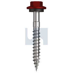 Hobsons - #12-11 x 45 MANOR RED (SCORIA) -CL4 AS3566 + SCRATCHGUARD TYPE 17 HEX HEAD + WASHER | Q605-MR (Pack of 1000)