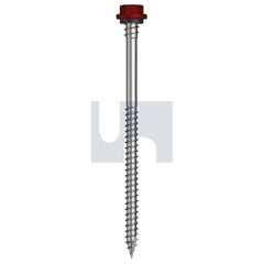 Hobsons - #14-10 x 110 - Manor Red (Scoria) - Type 17 SDS Hex + Wash + Xgrip - Class 4 - Qty 250 | TMRW4XH1410110