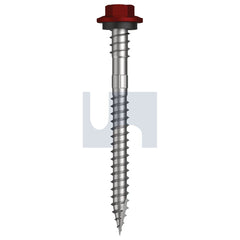 Hobsons - #12-11 x 65 MANOR RED (SCORIA) -CL4 AS3566 + SCRATCHGUARD TYPE 17 HEX + WASHER + XGRiP | Q670-MR (Pack of 1000)