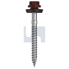 Hobsons - #14-10 x 65 - Manor Red (Scoria) - + Scratchguard Type 17 Cyclone - Multiseal - Class 4 - Qty 250 | TMRW4YM1410065