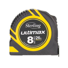 Sterling - 8m Ultimax Tape Measure /26ft x 25mm Met/imp | TMX8025I