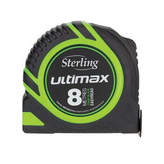 Sterling - 8m x 25mm Ultimax Tape Measure Easyread: Metric | TMXE8025