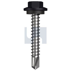 Hobsons - #12-14 x 35 - Night Sky (Ebony) - Metal SDS Hex Head + Washer - Class 4 | TNSM4SH1214035