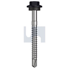 Hobsons - #12-14 x 55 - Night Sky (Ebony) - + Scratchguard Metal SDS Hex Head + Washer - Class 4 | TNSM4SS1214055
