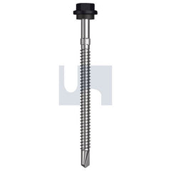 Hobsons - #14-14 x 90 - Night Sky (Ebony) - + Scratchguard Metal SDS Hex Head + Washer - Class 4 | TNSM4SS1414090