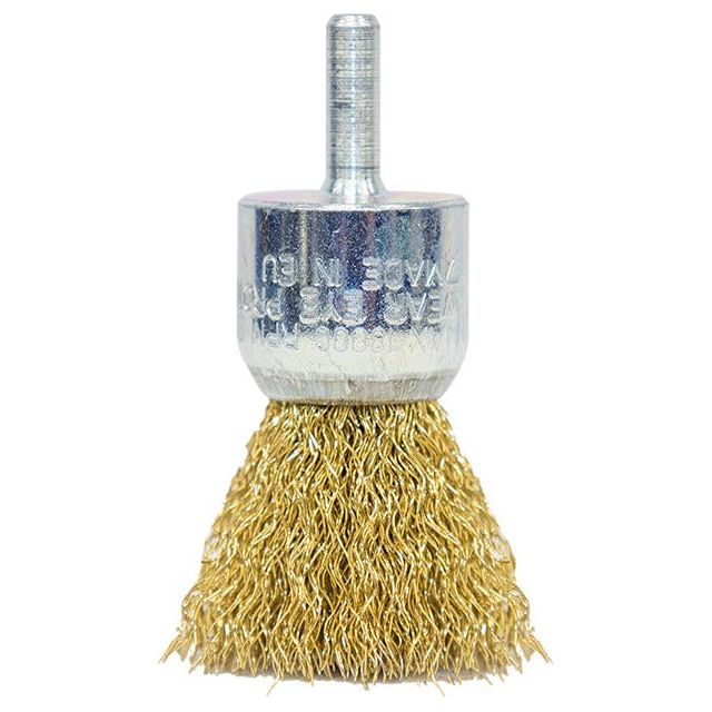 Weldclass - Wire Brush Spindle End Crimp 25mm Mild-Steel | TO-3062