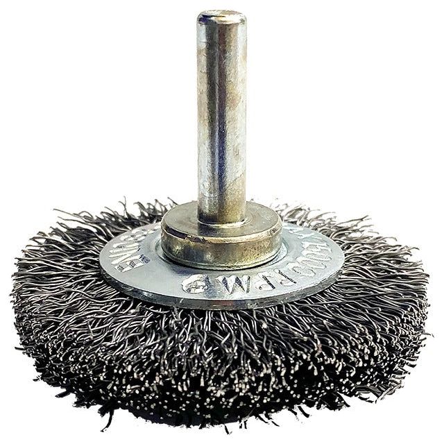 Weldclass - Wire Brush Spindle Wheel Crimp 50mm Mild-Steel | TO-3070