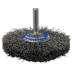 Weldclass - Wire Brush Spindle Wheel Crimp 70mm Mild-Steel | TO-3072
