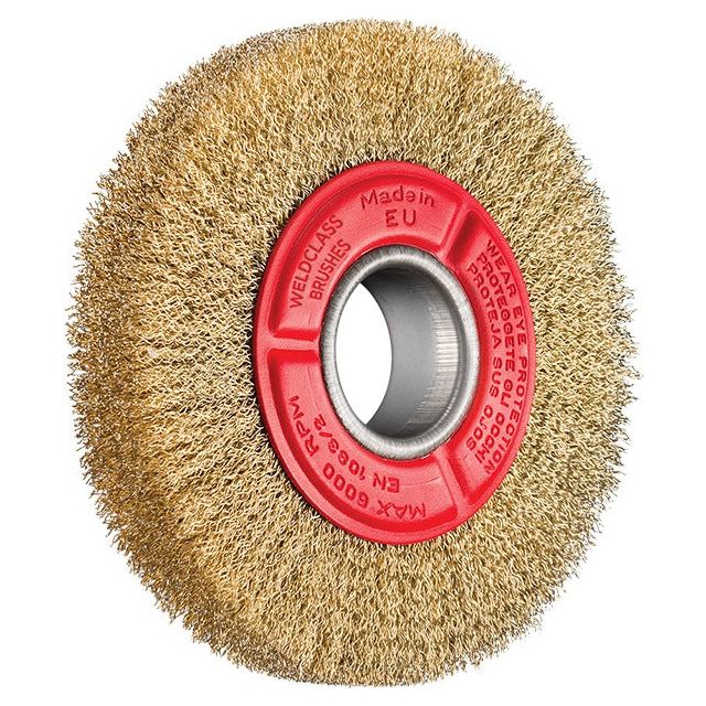 Weldclass - Wire Brush Pedestal Wheel Crimp 150mm Mild-Steel | TO-3076
