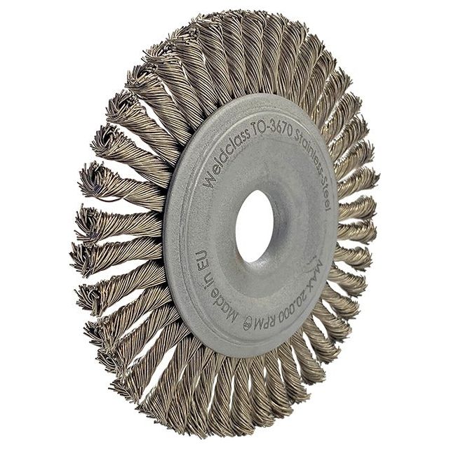 Weldclass - Wire Brush Pipeline 125x22x6mm Stainless-Steel | TO-3670
