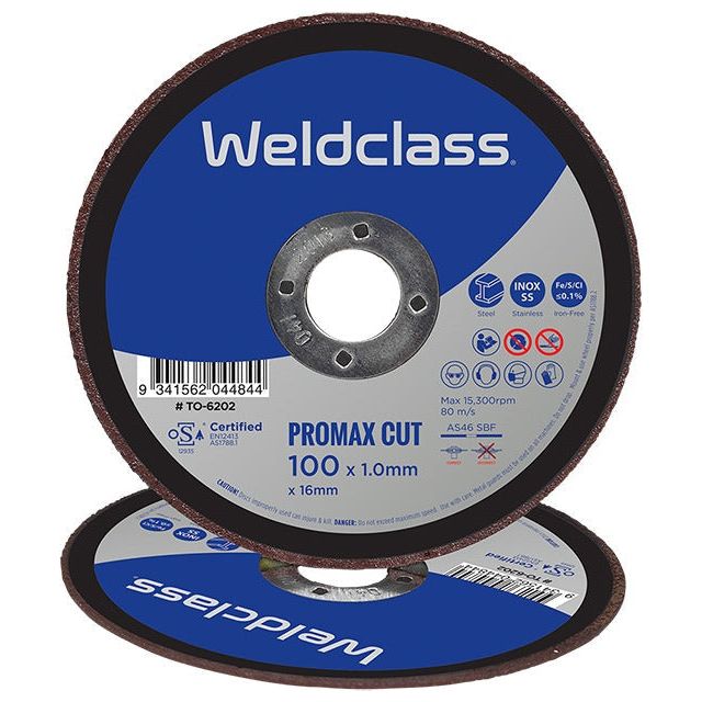 Weldclass - Cutting Disc PROMAX Inox Thin 100x1.0mm | TO-6202