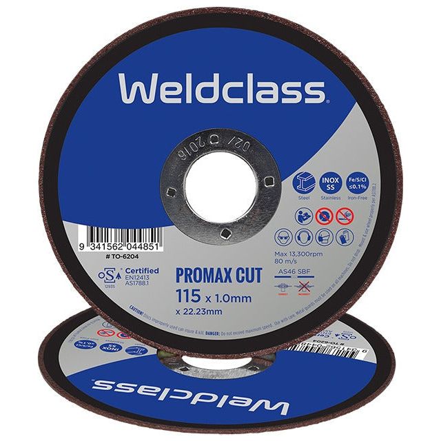 Weldclass - Cutting Disc PROMAX Inox Thin 115x1.0mm | TO-6204