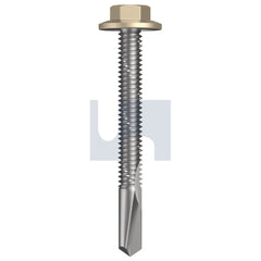 Hobsons - #12-24 x 50 - Paperbark - S500 SDS Flanged Hex Head - Class 4 - Qty 1000 | TPA54FH1224050