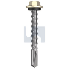 Hobsons - #12-24 x 50 Paperbark - Cl4 As3566 S500 Sds Hex Head + Washer | Q488-Pa (Pack Of 1000)