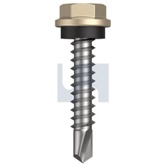 Hobsons - #10-16 x 25 PAPERBARK - CL4 AS3566 METAL SDS HEX HEAD + WASHER | Q280-PA (Pack of 1000)