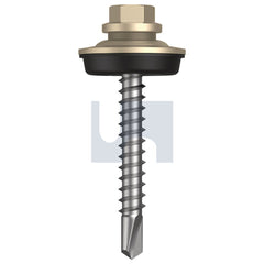 Hobsons - #14-10 x 53 - Paperbark - Metal SDS Cyclone - Multiseal - Class 4 | TPAM4YM1410053