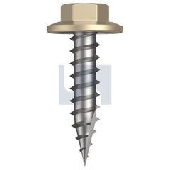 Hobsons - #12-11 x 25 PAPERBARK - CL4 AS3566 TYPE 17 FLANGED HEX HEAD | Q525-PA (Pack of 500)